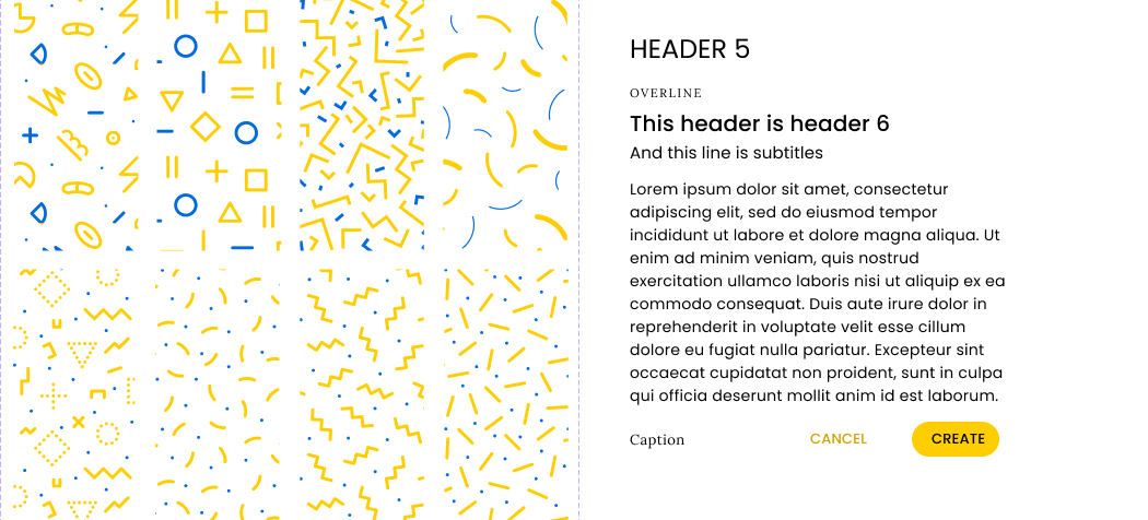 ANT design system, colour and type foundations.