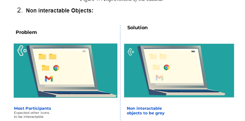 Annotated screen showing the second visual clarity improvement.